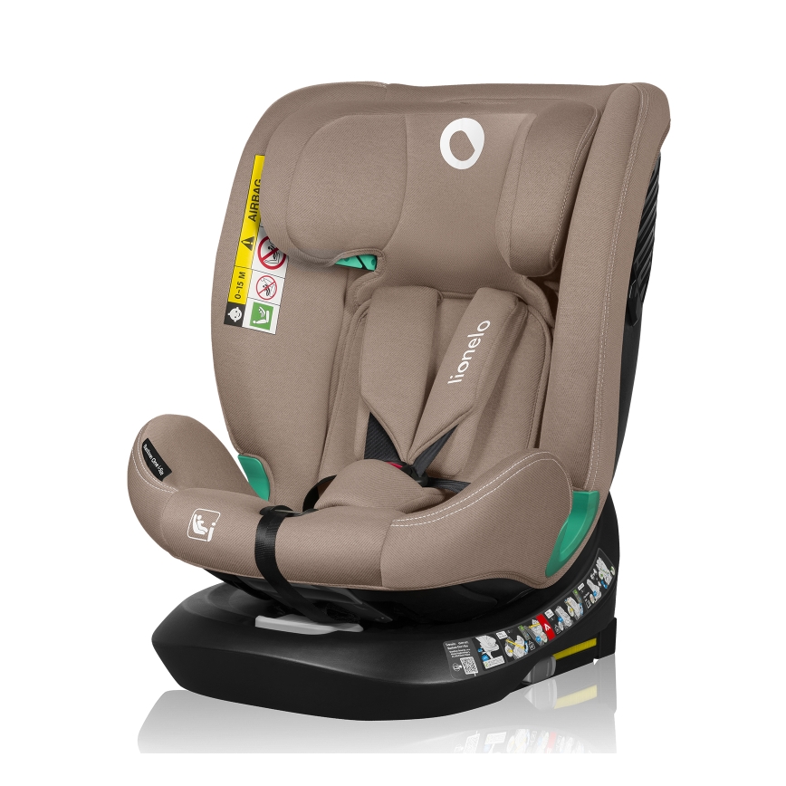 Lionelo - Автокресло с поворотной базой BASTIAAN ONE i-Size 40-150 см, песочно-бежевое