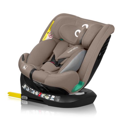 Lionelo - Автокресло с поворотной базой BASTIAAN ONE i-Size 40-150 см, песочно-бежевое