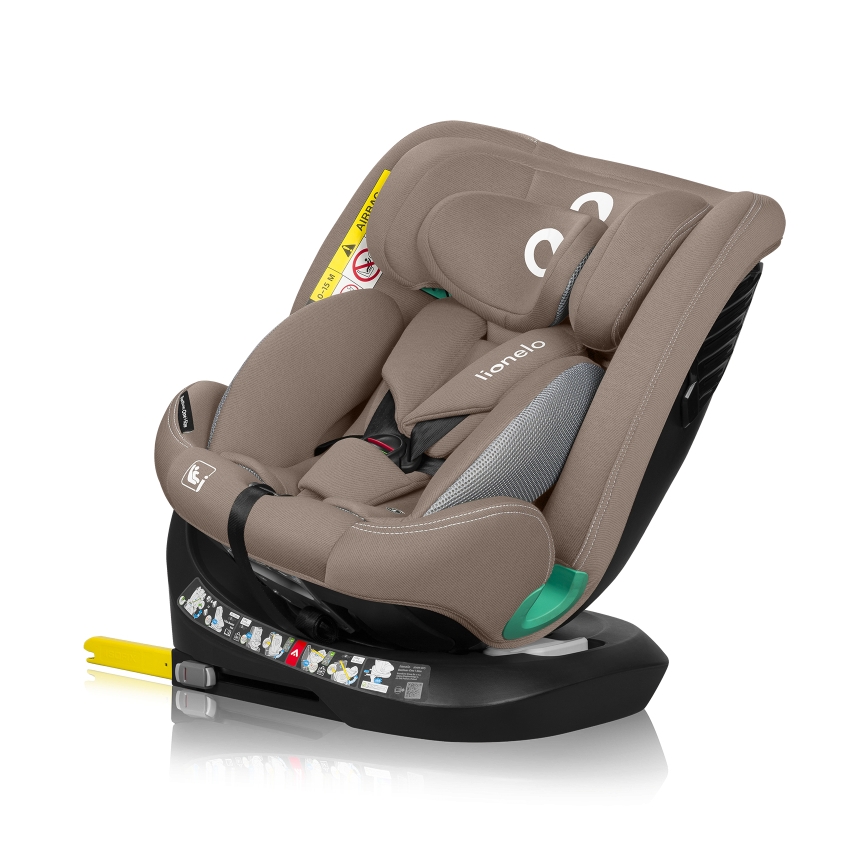 Lionelo - Автокресло с поворотной базой BASTIAAN ONE i-Size 40-150 см, песочно-бежевое