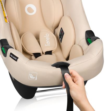 Lionelo - Автокресло с поворотной базой ASTRID SET i-Size 40-87 см песочно-бежевый