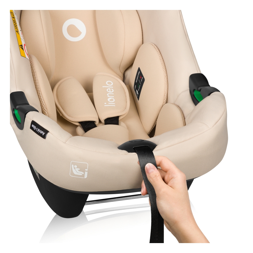Lionelo - Автокресло с поворотной базой ASTRID SET i-Size 40-87 см песочно-бежевый