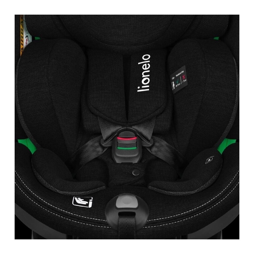 Lionelo - Автокресло с поворотным основанием HARMONY i-Size 40-150 см черный