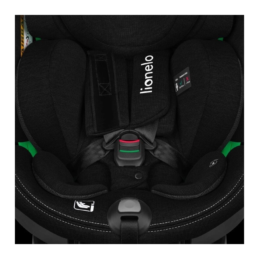 Lionelo - Автокресло с поворотным основанием HARMONY i-Size 40-150 см черный