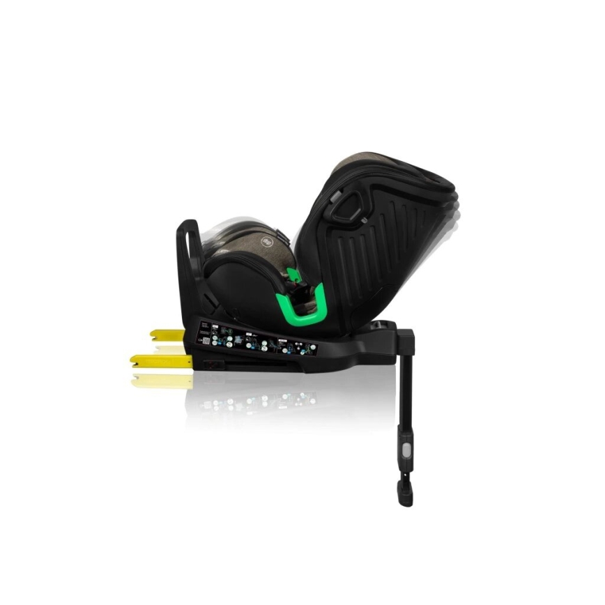 Lionelo - Автокресло с поворотным основанием HARMONY i-Size 40-150 см черный/оливковый