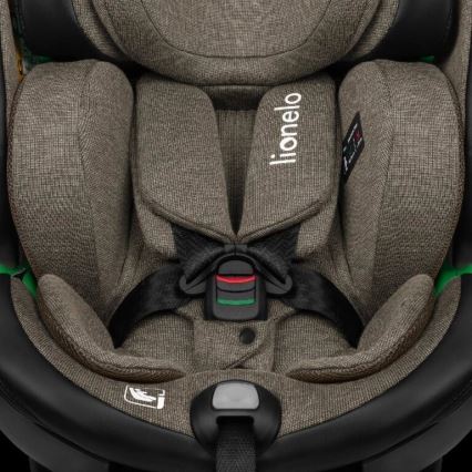 Lionelo - Автокресло с поворотным основанием HARMONY i-Size 40-150 см черный/оливковый