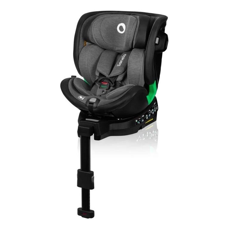Lionelo - Автокресло с поворотным основанием HARMONY i-Size 40-150 см черный/серый