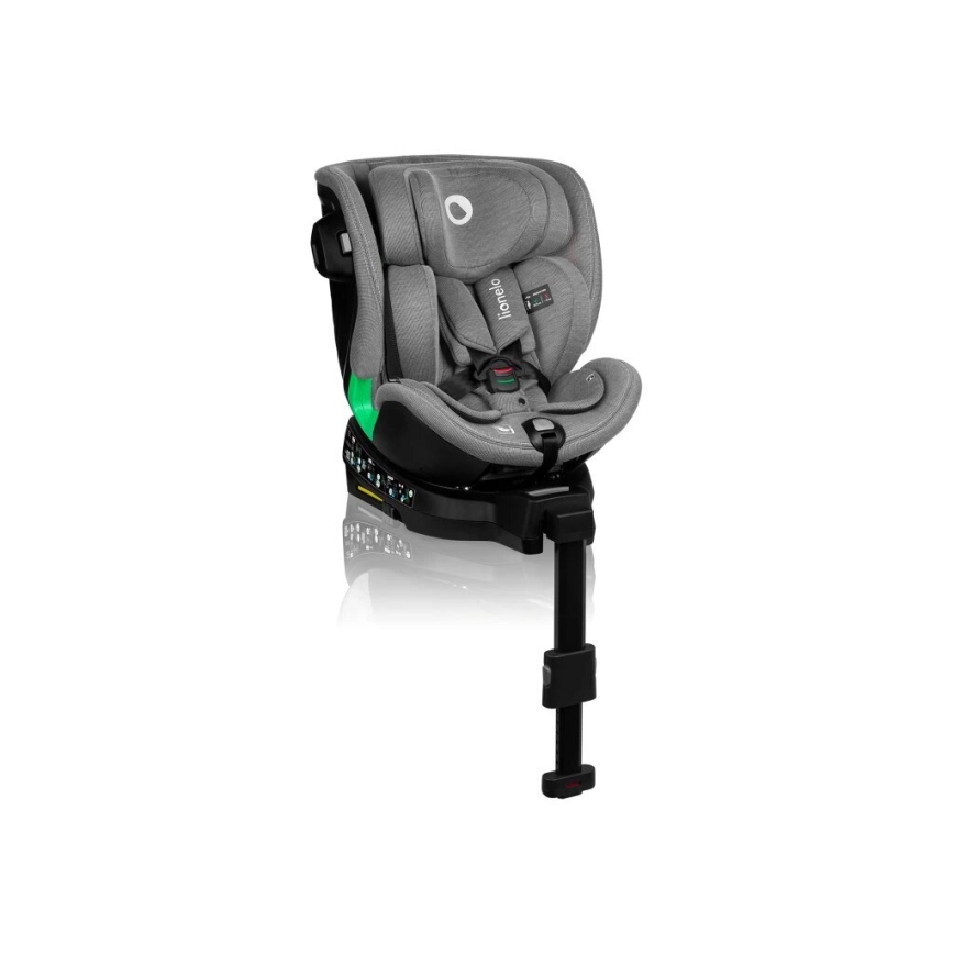 Lionelo - Автокресло с поворотным основанием HARMONY i-Size 40-150 см черный/серый