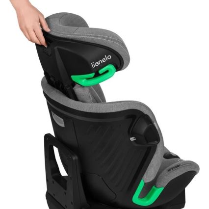 Lionelo - Автокресло с поворотным основанием HARMONY i-Size 40-150 см черный/серый