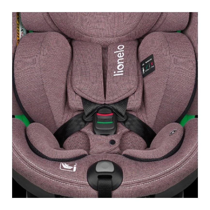 Lionelo - Автокресло с поворотным основанием HARMONY i-Size 40-150 см розовый