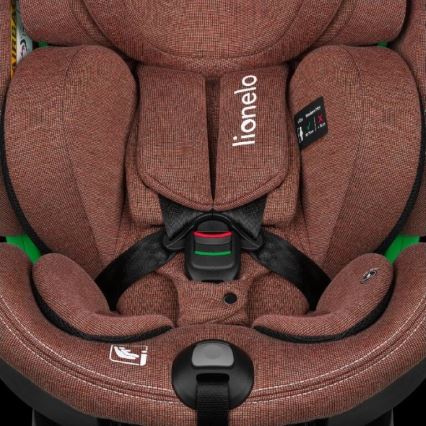 Lionelo - Автокресло с поворотным основанием HARMONY i-Size 40-150 см кирпичный
