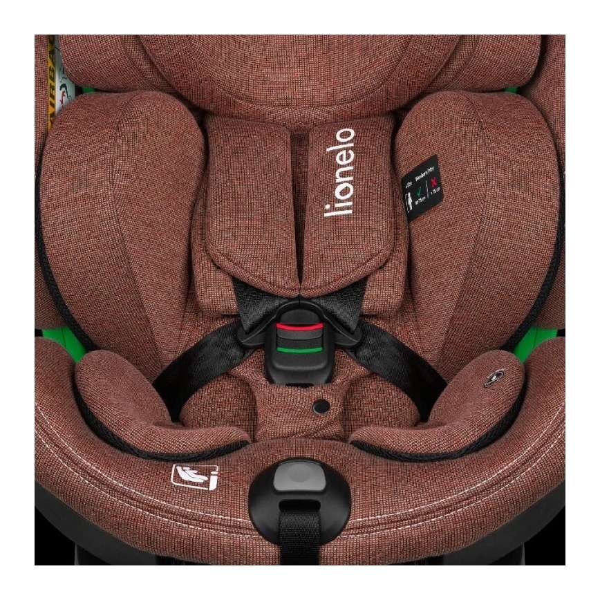 Lionelo - Автокресло с поворотным основанием HARMONY i-Size 40-150 см кирпичный