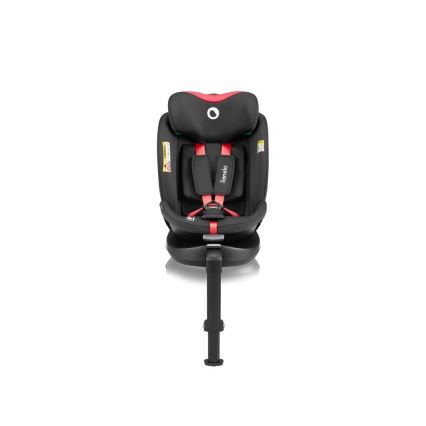 Lionelo - Автокресло с поворотным основанием NAVY i-Size 40-150 см черный/красный
