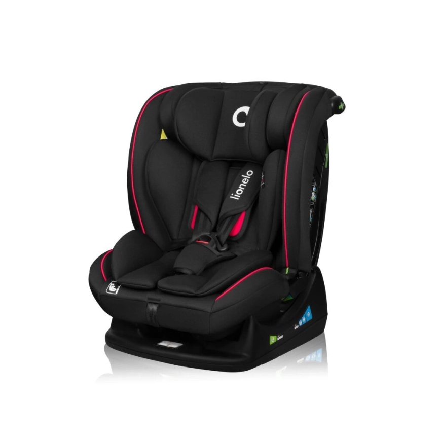 Lionelo - Автокрісло AART i-Size 40-150 см чорний/червоний