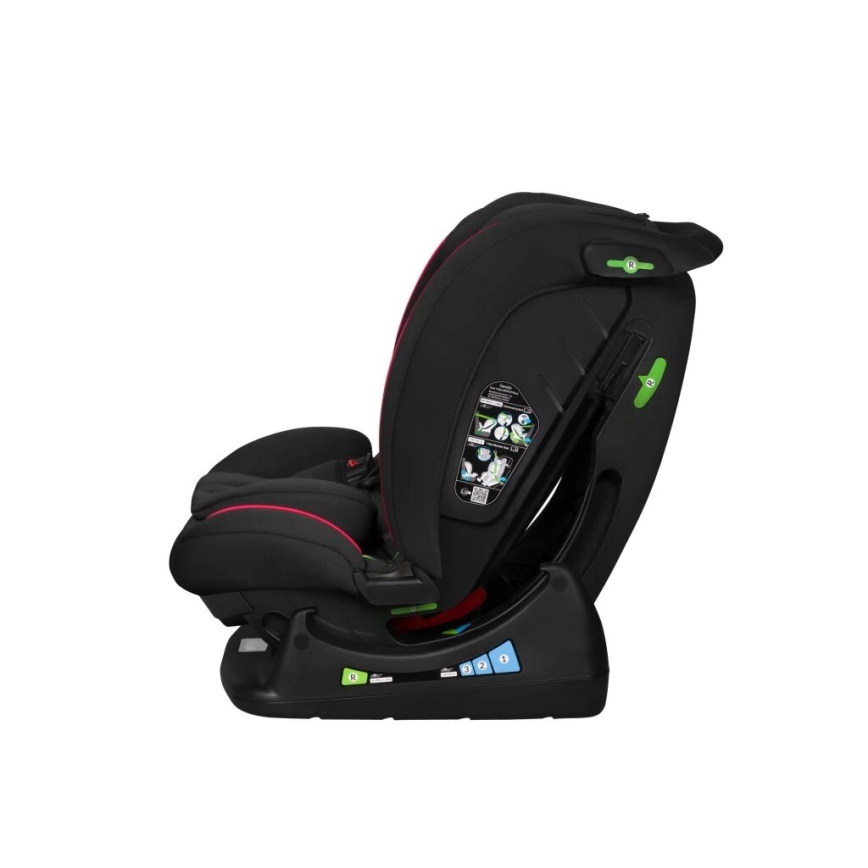 Lionelo - Автокрісло AART i-Size 40-150 см чорний/червоний