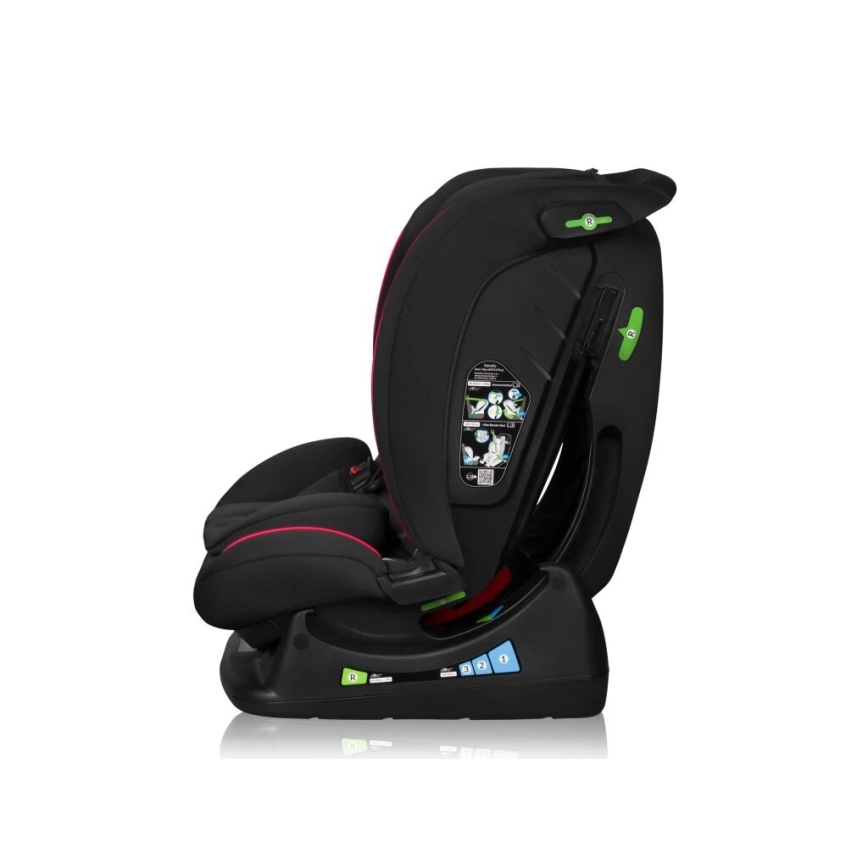 Lionelo - Автокрісло AART i-Size 40-150 см чорний/червоний