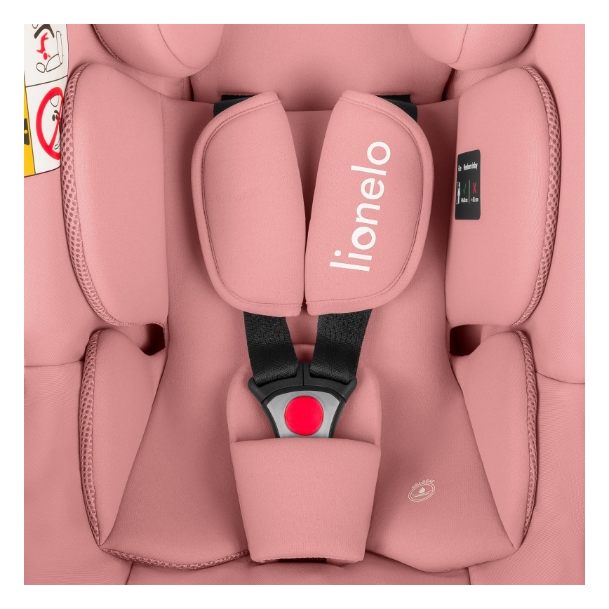 Lionelo - автокрісло ASTRID i-Size 40-87 см коралово-рожеве