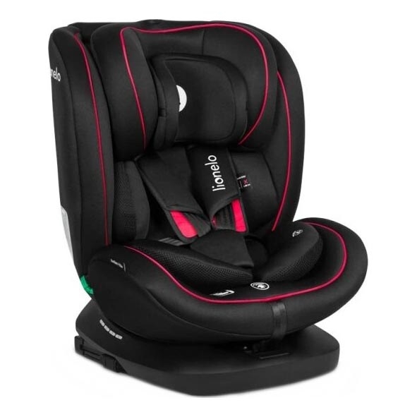 Lionelo - Автокрісло BASTIAAN i-Size 40-150 см чорний/червоний