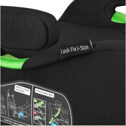 Lionelo - Автокрісло-бустер LUUK FIX i-Size 125-150 см чорний