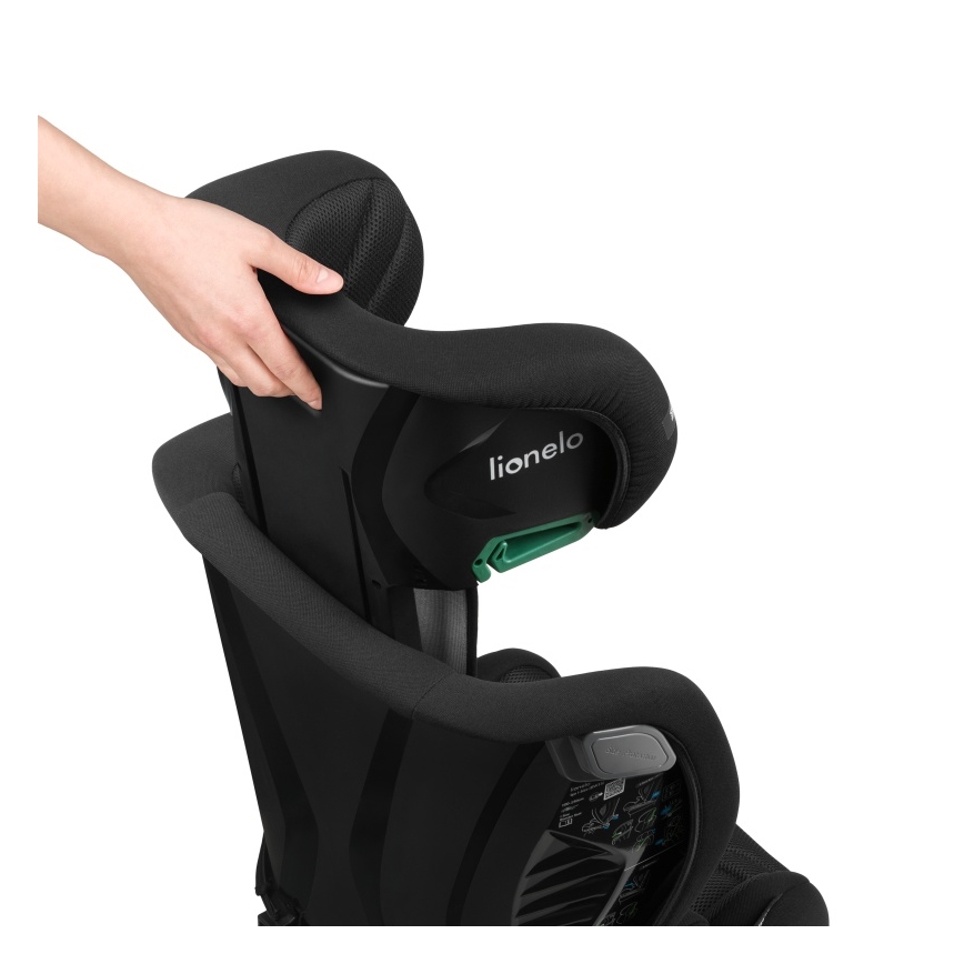 Lionelo - автокрісло IGO i-Size 100-150 см, чорний карбон