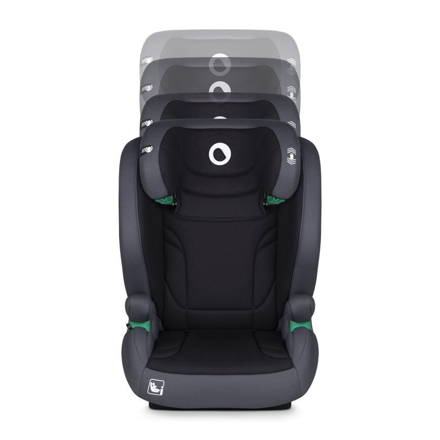 Lionelo - Автокрісло IGO i-Size для зросту 100-150 см, сірий графіт