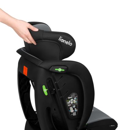 Lionelo - Автокрісло IZZY i-Size 40-150 см Чорно-сірий