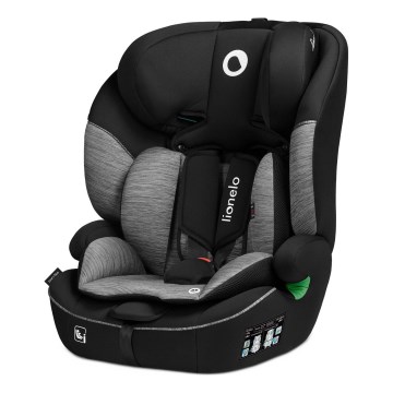 Lionelo - Автокрісло LEVI i-Size 76-150 см чорно-сіре