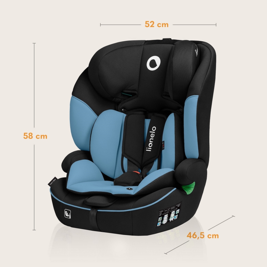 Lionelo - автокрісло LEVI i-Size 76-150 см кобальтово-синій