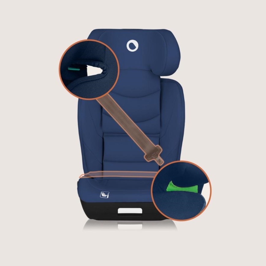 Lionelo - Автокрісло NEAL i-Size 100-150 см Темно-синій