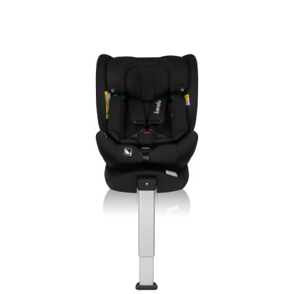 Lionelo - обертове автокрісло з базою BRAAM AIR i-Size 40-150 см Чорний карбон