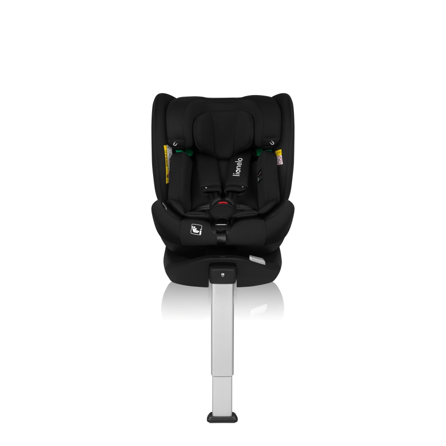 Lionelo - обертове автокрісло з базою BRAAM AIR i-Size 40-150 см Чорний карбон
