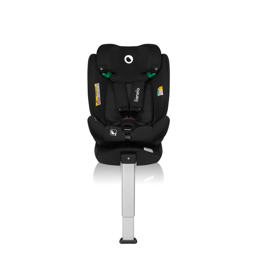 Lionelo - обертове автокрісло з базою BRAAM AIR i-Size 40-150 см Чорний карбон