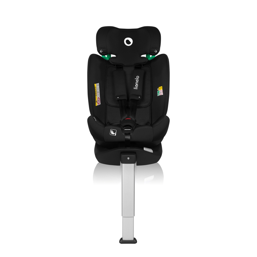 Lionelo - обертове автокрісло з базою BRAAM AIR i-Size 40-150 см Чорний карбон