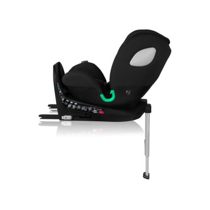 Lionelo - обертове автокрісло з базою BRAAM AIR i-Size 40-150 см Чорний карбон