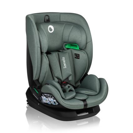 Lionelo - дитяче автокрісло з поворотною базою LAVENDER i-Size 76-150 см, колір Green Pistachio