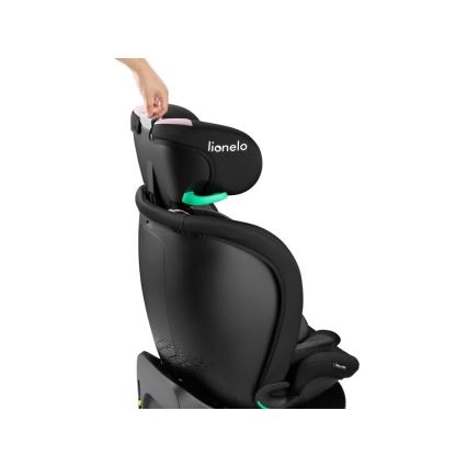 Lionelo - Автокрісло з основою поворотна NAVY i-Size 40-150 см чорний/рожевий