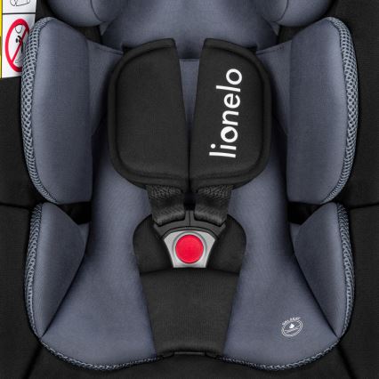 Lionelo - Автокрісло з поворотною базою ASTRID SET i-Size 40-87 см чорно-сіре