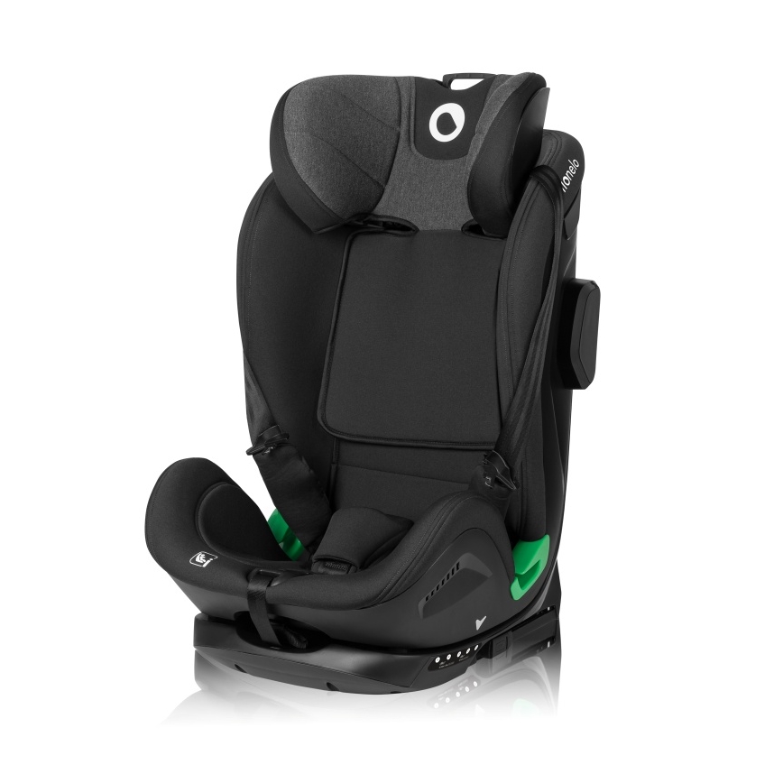 Lionelo - Автокрісло з поворотною базою HARPER i-Size 76-150 см Чорний карбон