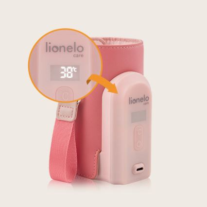 Lionelo - Аккумуляторный подогреватель для бутылочек THERMUP GO EVO 18W/5V розовый