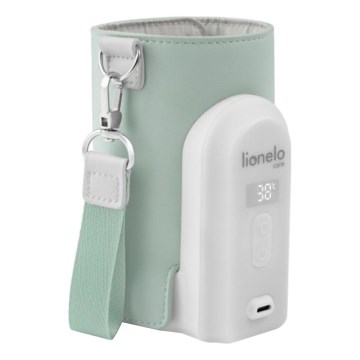 Lionelo - Аккумуляторный подогреватель для бутылочек THERMUP GO EVO 18W/5V зеленый/белый