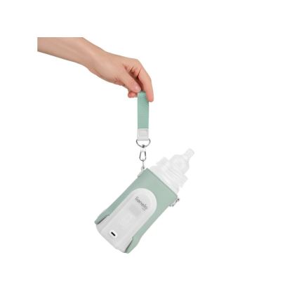 Lionelo - Аккумуляторный подогреватель для бутылочек THERMUP GO EVO 18W/5V зеленый/белый
