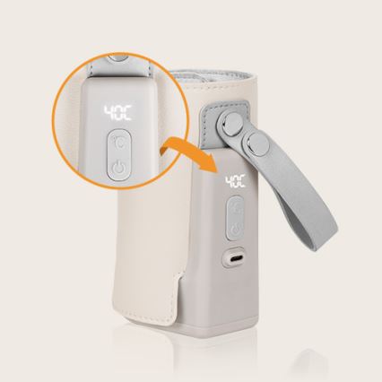 Lionelo - Аккумуляторный подогреватель для бутылочек THERMUP GO PLUS 10W/5V бежевый
