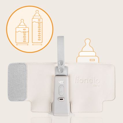 Lionelo - Аккумуляторный подогреватель для бутылочек THERMUP GO PLUS 10W/5V бежевый