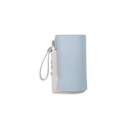 Lionelo - Аккумуляторный подогреватель для бутылочек THERMUP GO PLUS 10W/5V синийе/серы