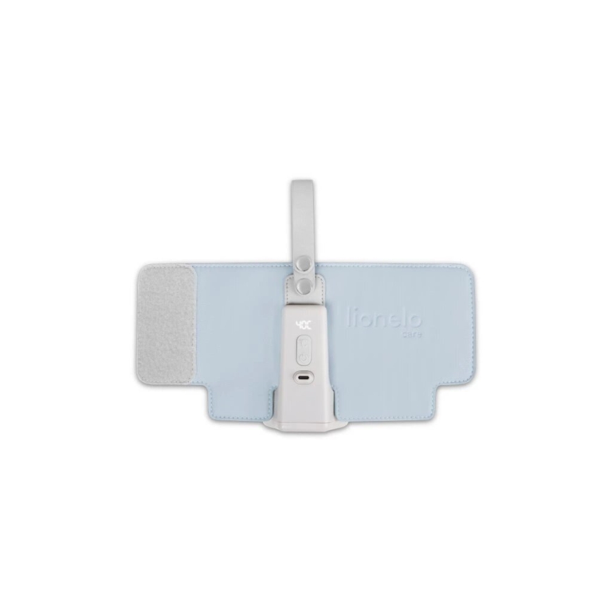 Lionelo - Аккумуляторный подогреватель для бутылочек THERMUP GO PLUS 10W/5V синийе/серы