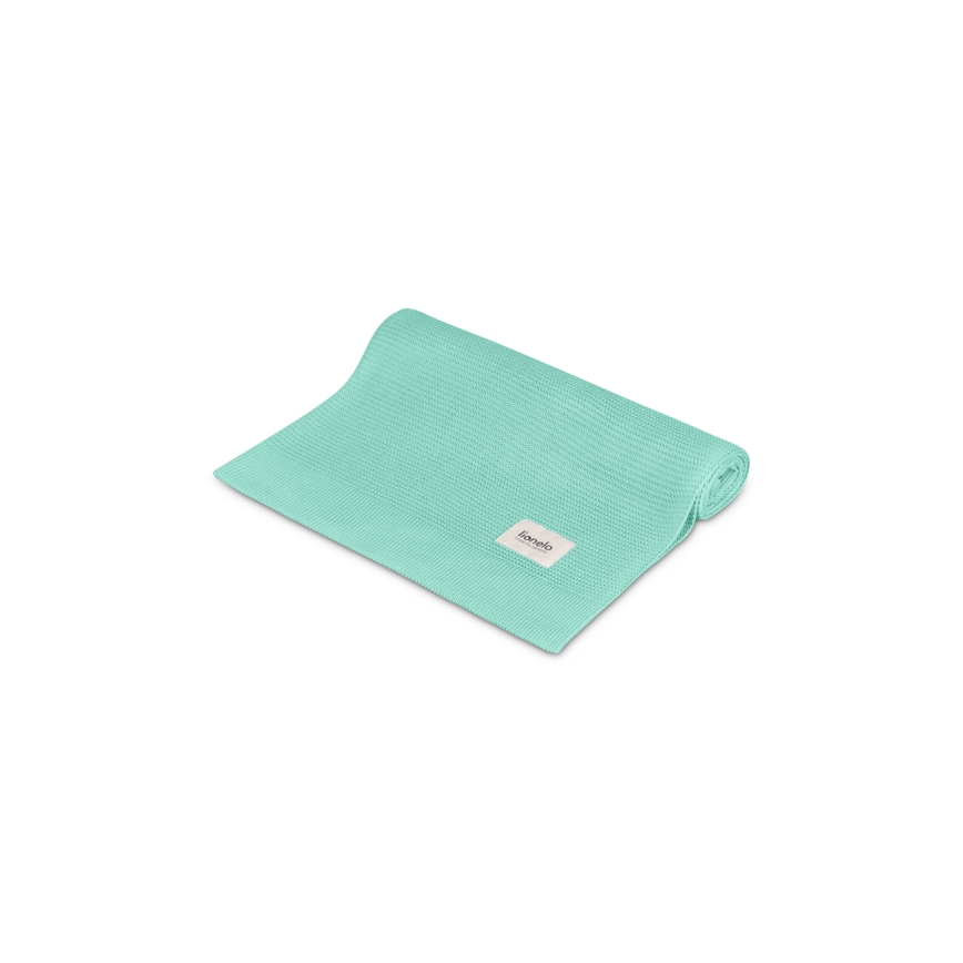 Lionelo - бамбуковое одеяло BAMBOO BLANKET 75x100 см Мятно-зелёный
