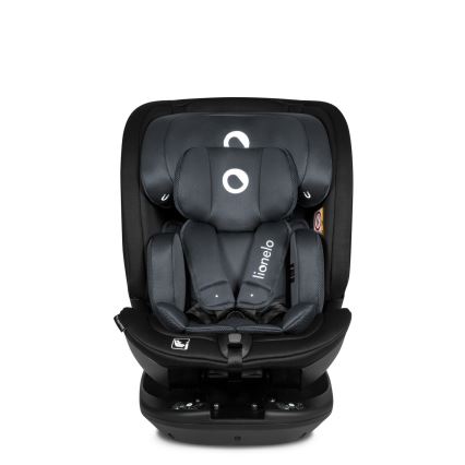 Lionelo BASTIAAN i-Size — автокрісло з поворотною базою, 40-150 см, колір сірий камінь
