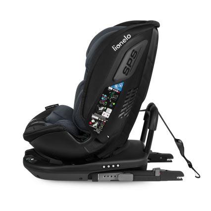 Lionelo BASTIAAN i-Size — автокрісло з поворотною базою, 40-150 см, колір сірий камінь