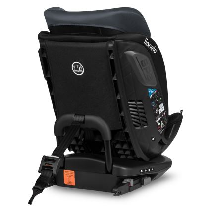 Lionelo BASTIAAN i-Size — автокрісло з поворотною базою, 40-150 см, колір сірий камінь