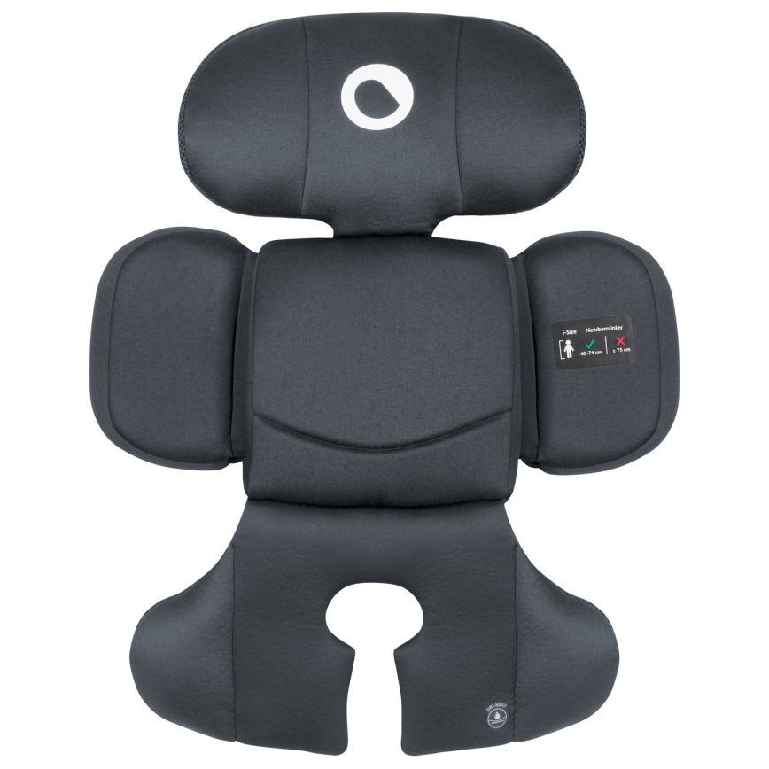Lionelo BASTIAAN i-Size — автокрісло з поворотною базою, 40-150 см, колір сірий камінь