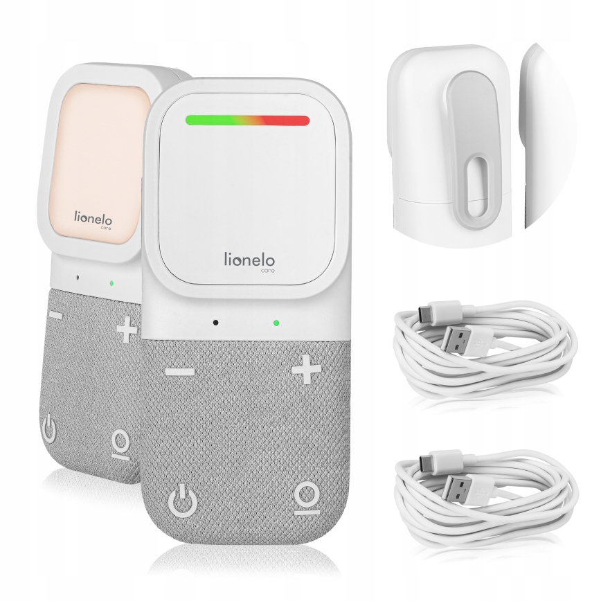 Lionelo - Бездротова акумуляторна дитяча радіоняня BABYLINE 2.2 5V